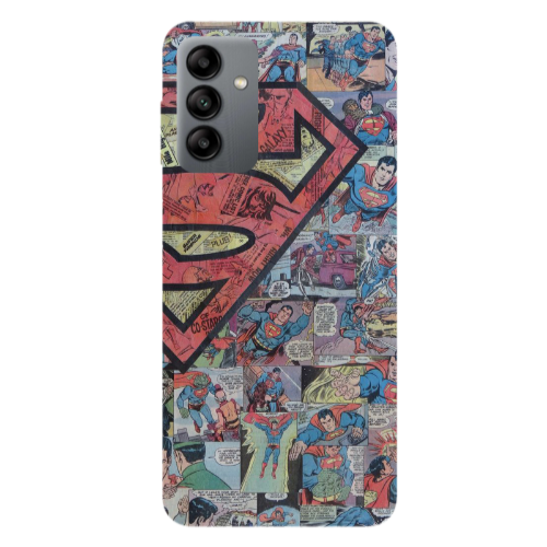 Samsung A04S Superman galaxy Transparent Silicone TPU Θήκη