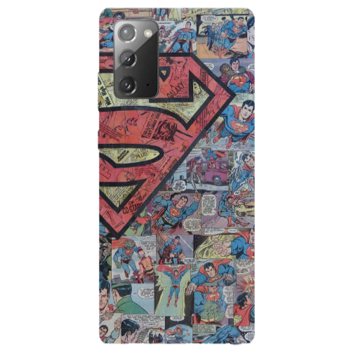 Samsung Note 20 Superman galaxy Transparent Silicone TPU Θήκη