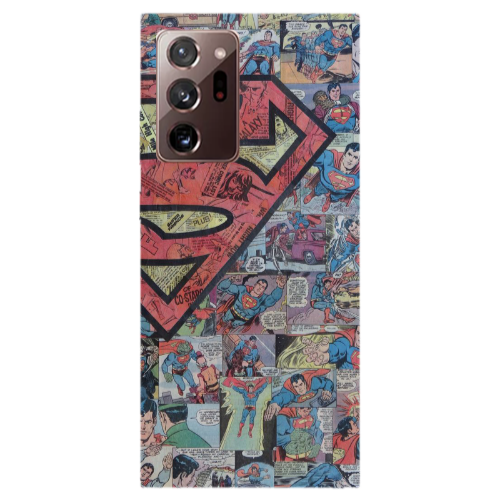 Samsung Note 20 Ultra Superman galaxy Transparent Silicone TPU Θήκη