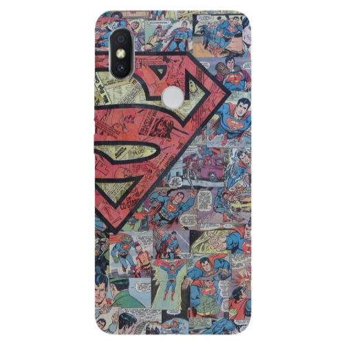 Xiaomi Redmi S2 Superman galaxy Transparent Silicone TPU Θήκη