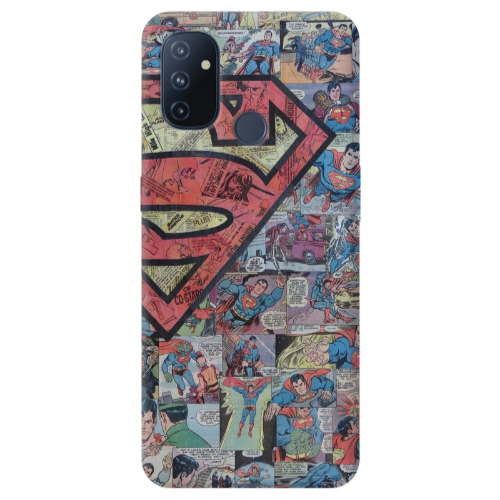 Oneplus Nord 100 Superman galaxy Transparent Silicone TPU Θήκη