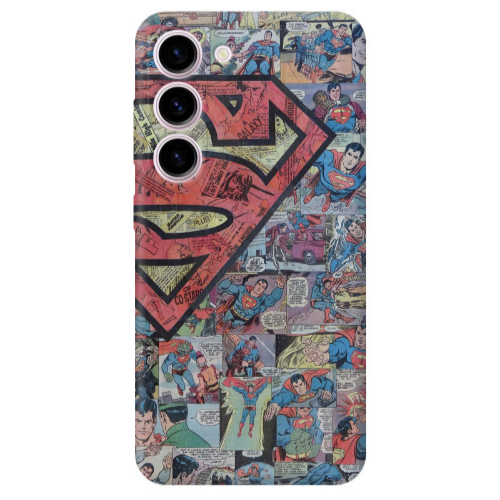 Samsung S23 Superman galaxy Transparent Silicone TPU Θήκη