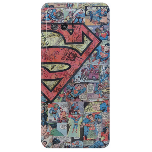 Xiaomi Poco F4 Superman galaxy Transparent Silicone TPU Θήκη