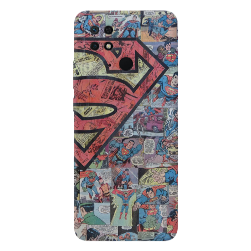 Xiaomi Poco C40 Superman galaxy Transparent Silicone TPU Θήκη
