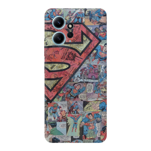 Xiaomi Redmi Note 12 4G Superman galaxy Transparent Silicone TPU Θήκη
