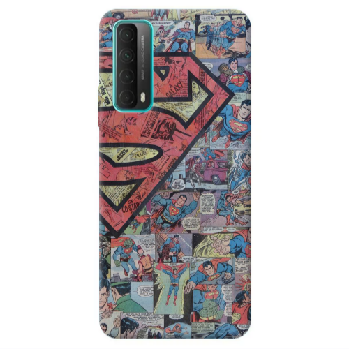 Huawei P Smart 2021 Superman galaxy Transparent Silicone TPU Θήκη