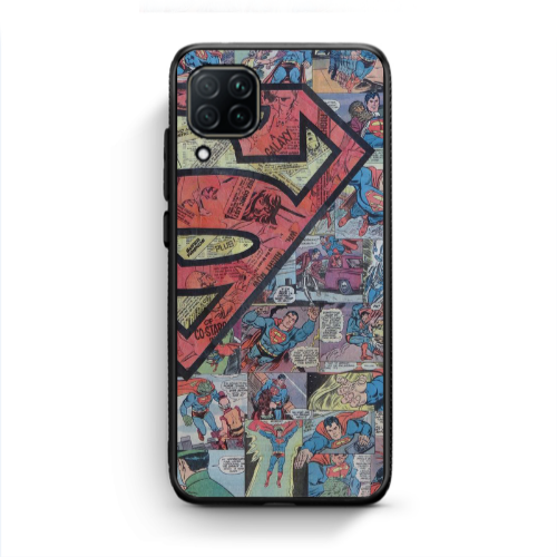 Huawei P40 Lite Superman galaxy Black Glossy Θήκη