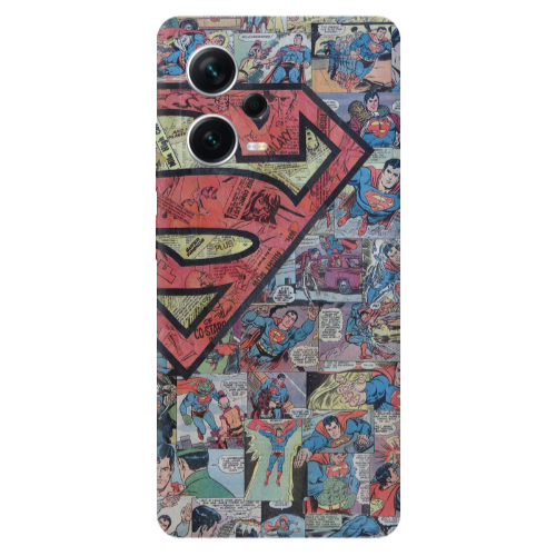 Xiaomi Redmi Note 12 5G Superman galaxy Transparent Silicone TPU Θήκη