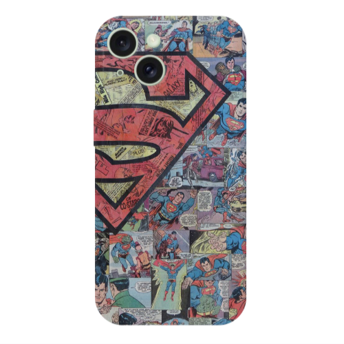 Apple iPhone 15 Plus Superman galaxy Transparent Silicone TPU Θήκη