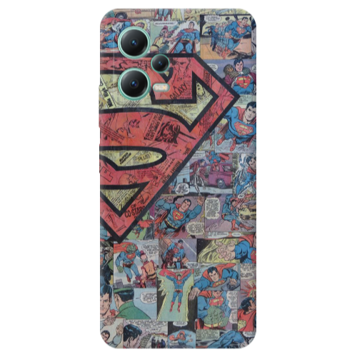 Xiaomi Redmi Note 12 Pro Plus 5G Superman galaxy Transparent Silicone TPU Θήκη
