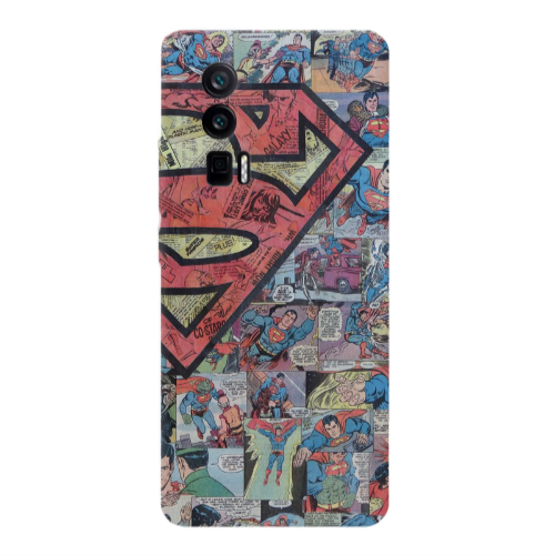Xiaomi Poco F5 Pro Superman galaxy Transparent Silicone TPU Θήκη