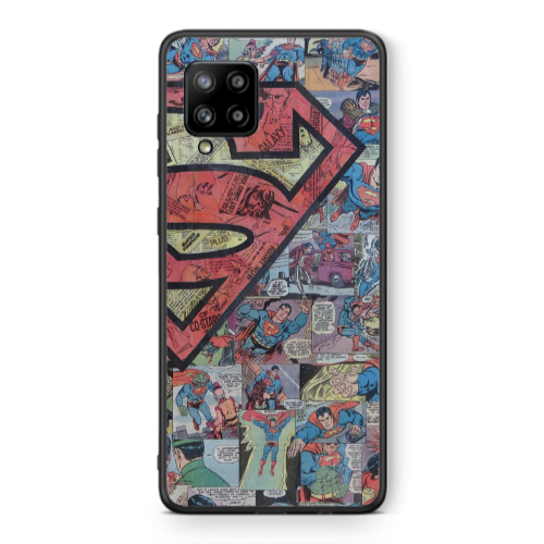 Samsung A42 5G Superman galaxy Black Glossy Θήκη