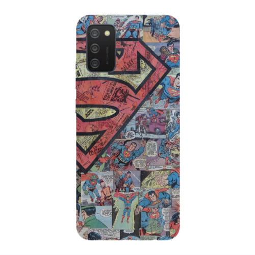 Samsung A02s Superman galaxy Transparent Silicone TPU Θήκη