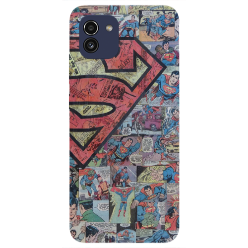 Samsung A03 Superman galaxy Transparent Silicone TPU Θήκη