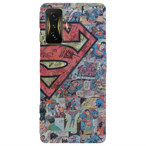 Xiaomi Poco F4 Gt Superman galaxy Transparent Silicone TPU Θήκη