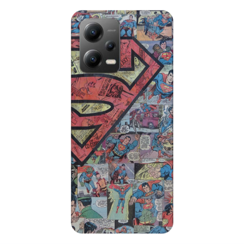 Xiaomi Poco X5 Superman galaxy Transparent Silicone TPU Θήκη