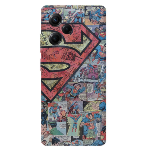 Xiaomi Poco X5 Pro Superman galaxy Transparent Silicone TPU Θήκη