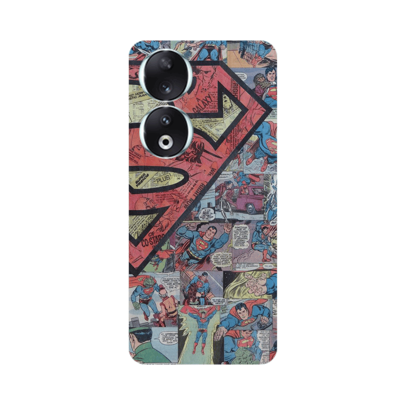 Honor 90 5G Superman galaxy Transparent Silicone TPU Θήκη