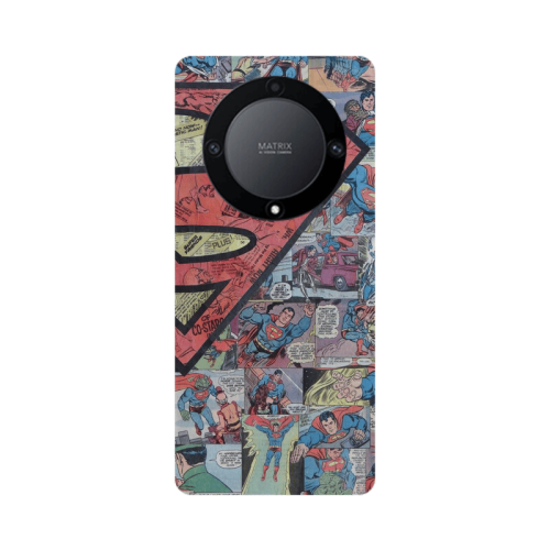 Honor Magic5 Lite 5G Superman galaxy Transparent Silicone TPU Θήκη