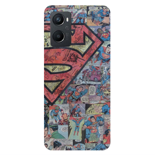 Oppo A 96 Superman galaxy Transparent Silicone TPU Θήκη