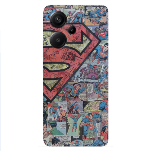 Xiaomi Redmi Note 13 Pro+ 5G  Superman galaxy Transparent Silicone TPU Θήκη