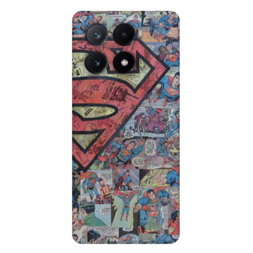 Xiaomi Poco X6Pro 5G Superman galaxy Transparent Silicone TPU Θήκη