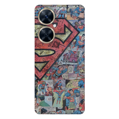 Huawei Nova 11i Superman galaxy Transparent Silicone TPU Θήκη