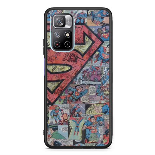 Xiaomi Poco M4 Pro 5G Superman galaxy Black Glossy Θήκη