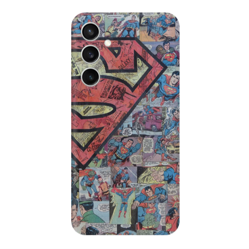 Samsung S24 Superman galaxy Transparent Silicone TPU Θήκη