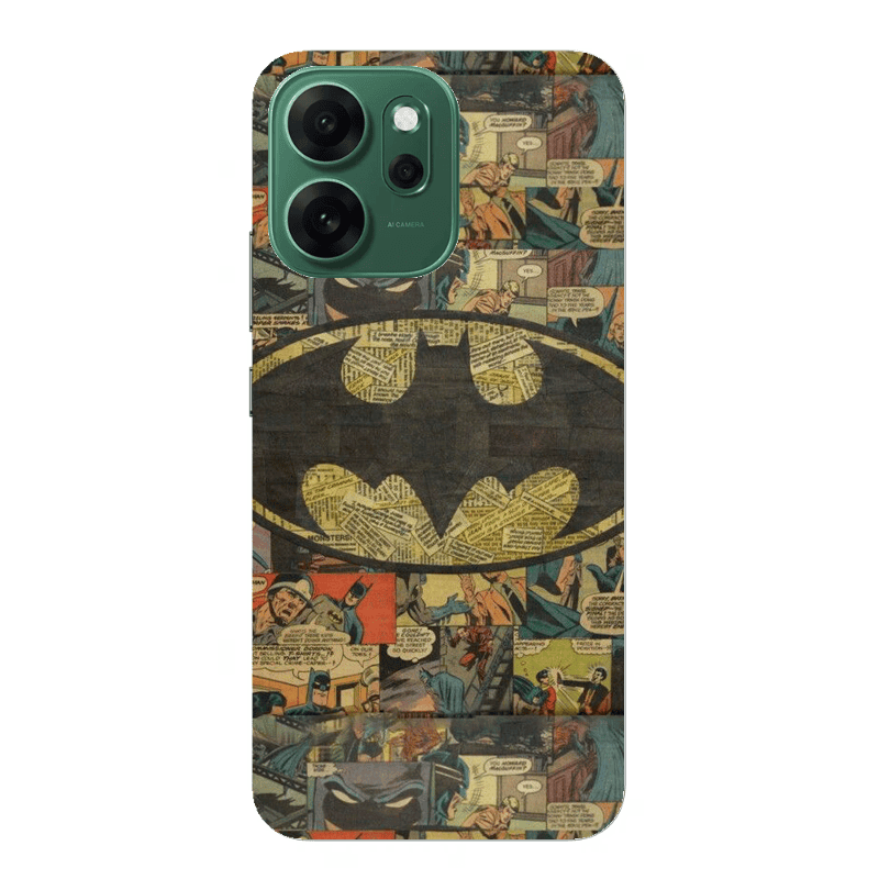 Oppo 14 F Batman Transparent Silicone TPU Θήκη