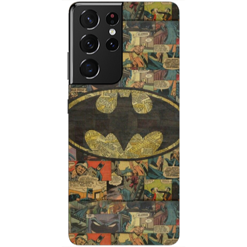 Samsung S21 Ultra Batman Transparent Silicone TPU Θήκη