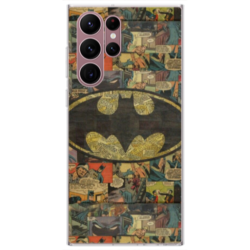 Samsung S22 Ultra Batman Transparent Silicone TPU Θήκη