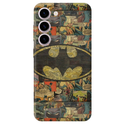 Samsung S23 Plus Batman Transparent Silicone TPU Θήκη