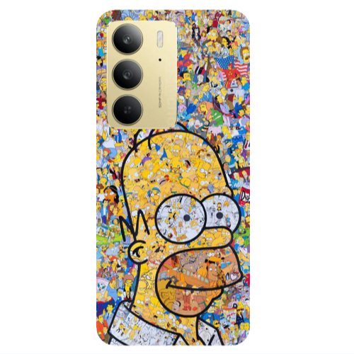 Realme C 75 Simpsons Transparent Silicone TPU Θήκη