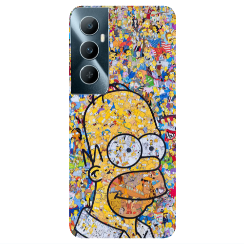 Realme C65 Simpsons Transparent Silicone TPU Θήκη