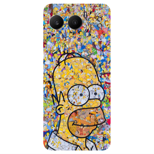 Oneplus Nord 4 Simpsons Transparent Silicone TPU Θήκη