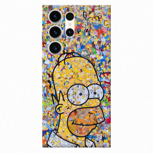Samsung S25 Ultra Simpsons Transparent Silicone TPU Θήκη