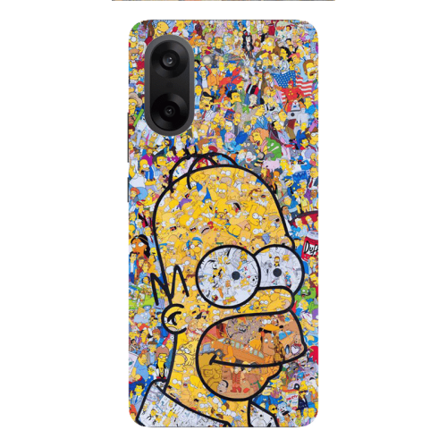 Oneplus Nord CE 5 Simpsons Transparent Silicone TPU Θήκη