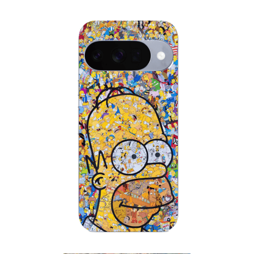 Google Pixel 10 Simpsons Transparent Silicone TPU Θήκη
