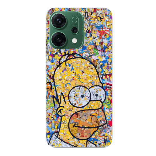 Oppo RENO 14 Simpsons Transparent Silicone TPU Θήκη