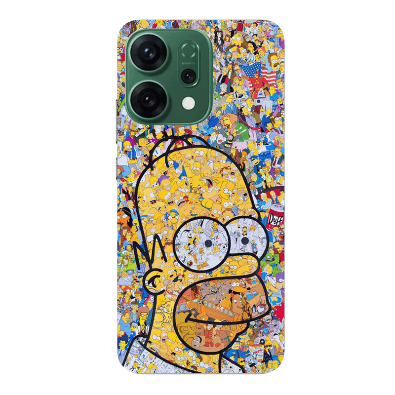 Oppo RENO 14 Simpsons Transparent Silicone TPU Θήκη