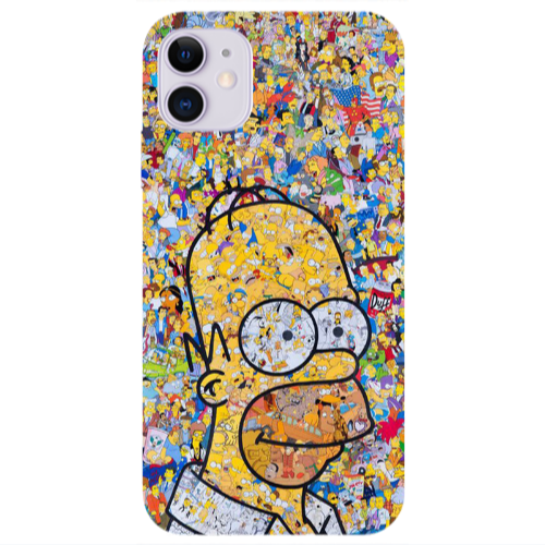 Apple iPhone 11  Simpsons Transparent Silicone TPU Θήκη