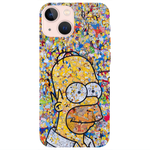 Apple iPhone 13 Simpsons Transparent Silicone TPU Θήκη