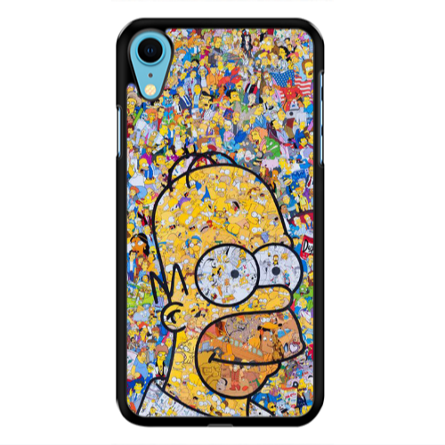 Apple iPhone Xr Simpsons Black Glossy Θήκη