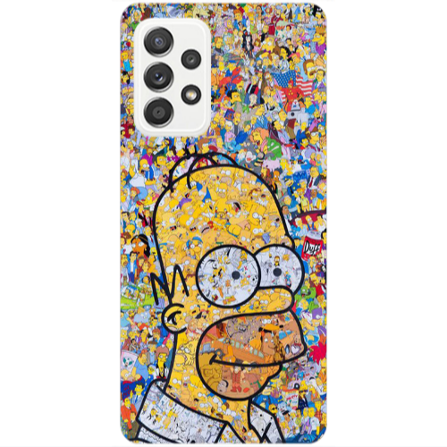 Samsung A52 Simpsons Transparent Silicone TPU Θήκη