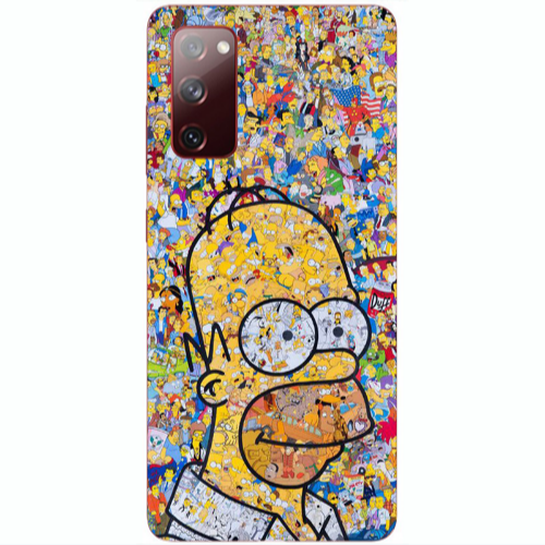Samsung S20 FE Simpsons Transparent Silicone TPU Θήκη