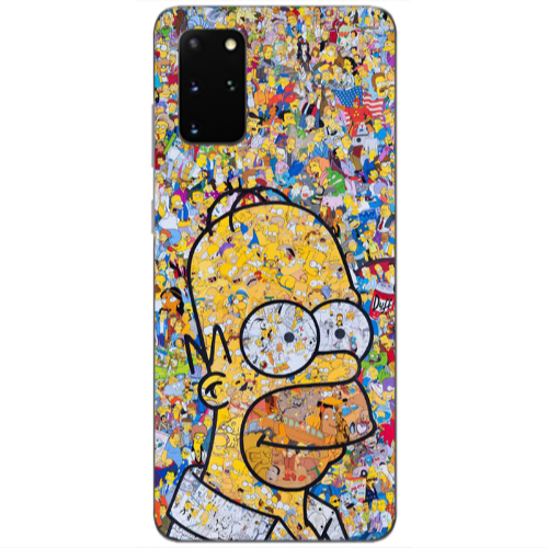 Samsung S20 Plus Simpsons Transparent Silicone TPU Θήκη
