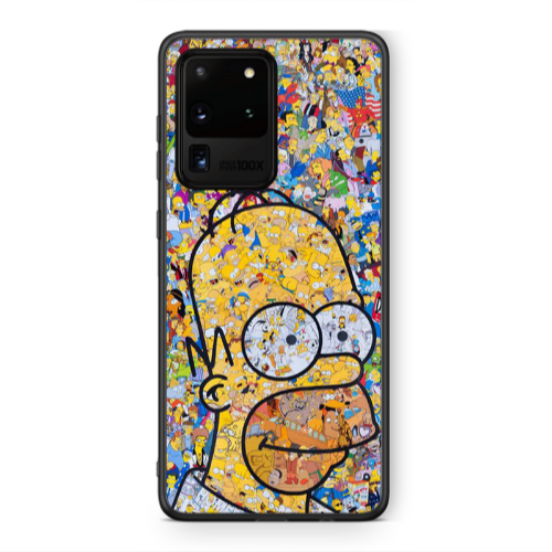 Samsung S20 Ultra Simpsons Black Glossy Θήκη