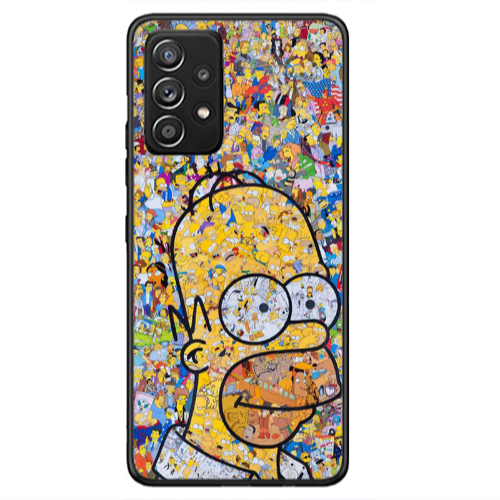 Samsung A53 Simpsons Black Glossy Θήκη