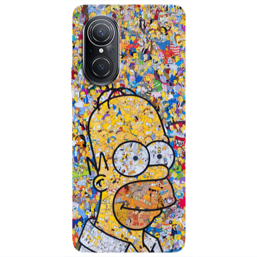 Huawei Nova 9 SE Simpsons Transparent Silicone TPU Θήκη